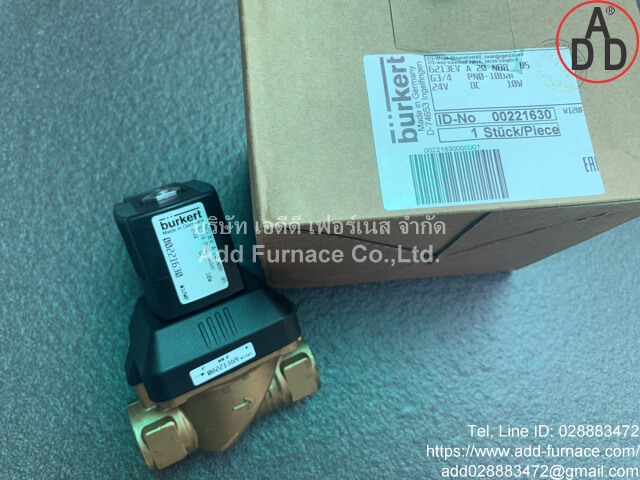 Burkert Gas Solenoid Valve 1to2inch (1);